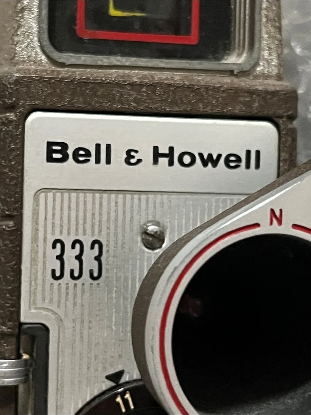 333 8mm Camera in Gray and Silver
